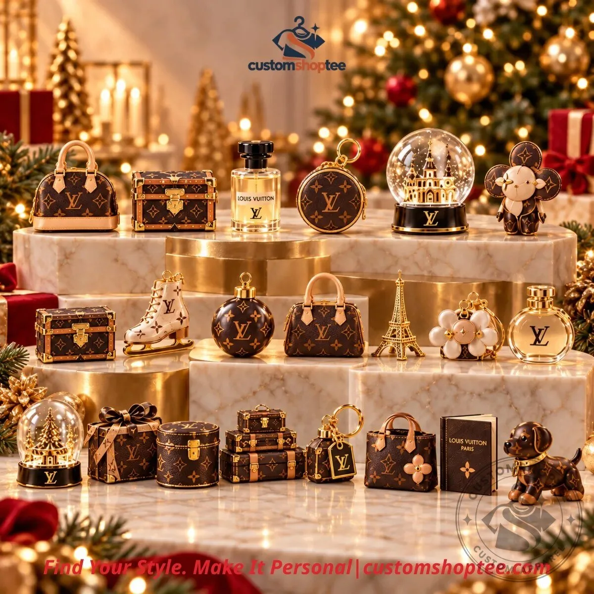 Louis Vuitton x Christmas Paris Luxury Trunk 24-Day Miniature