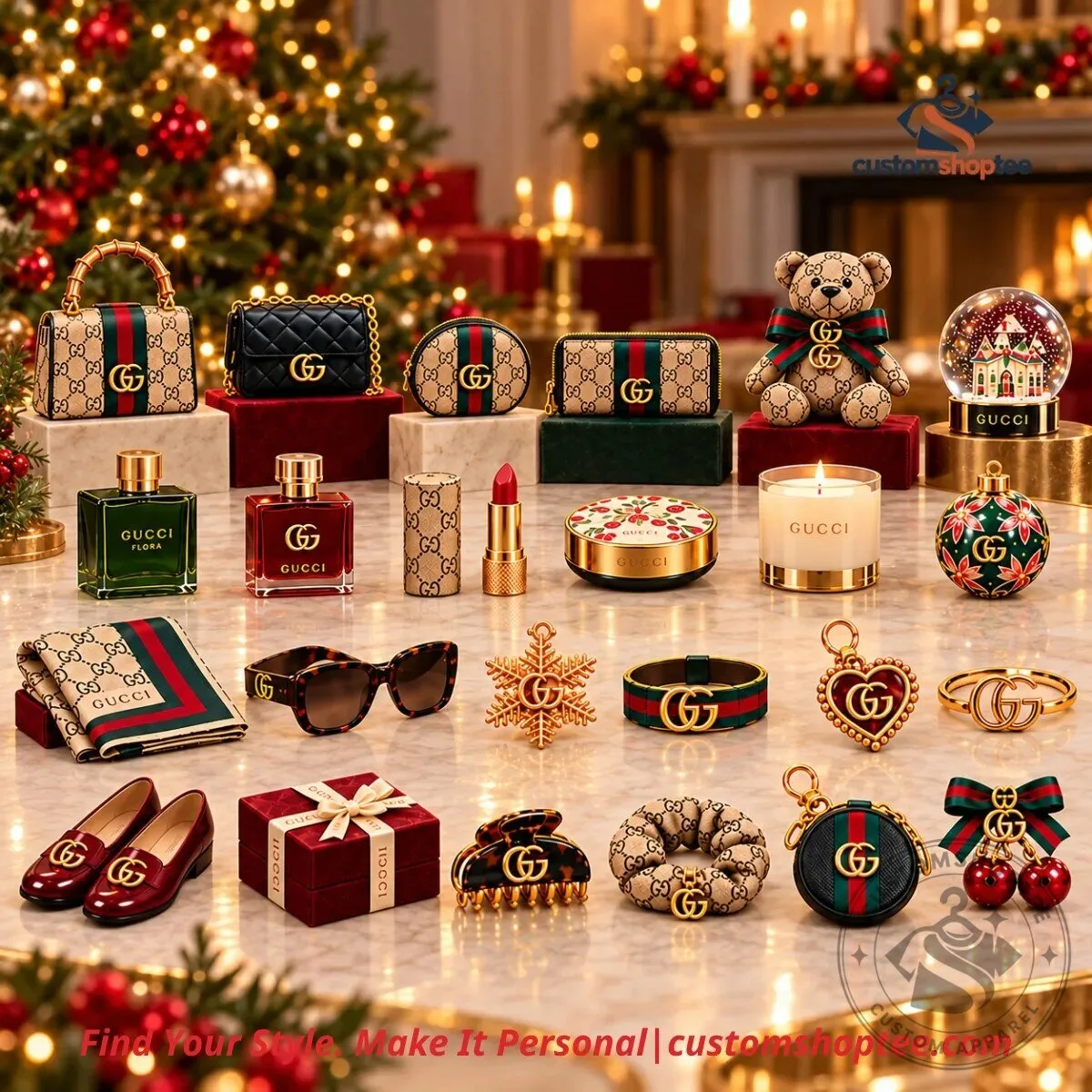 Gucci x Christmas Palazzo 24-Day Luxury Beauty Mini Bags