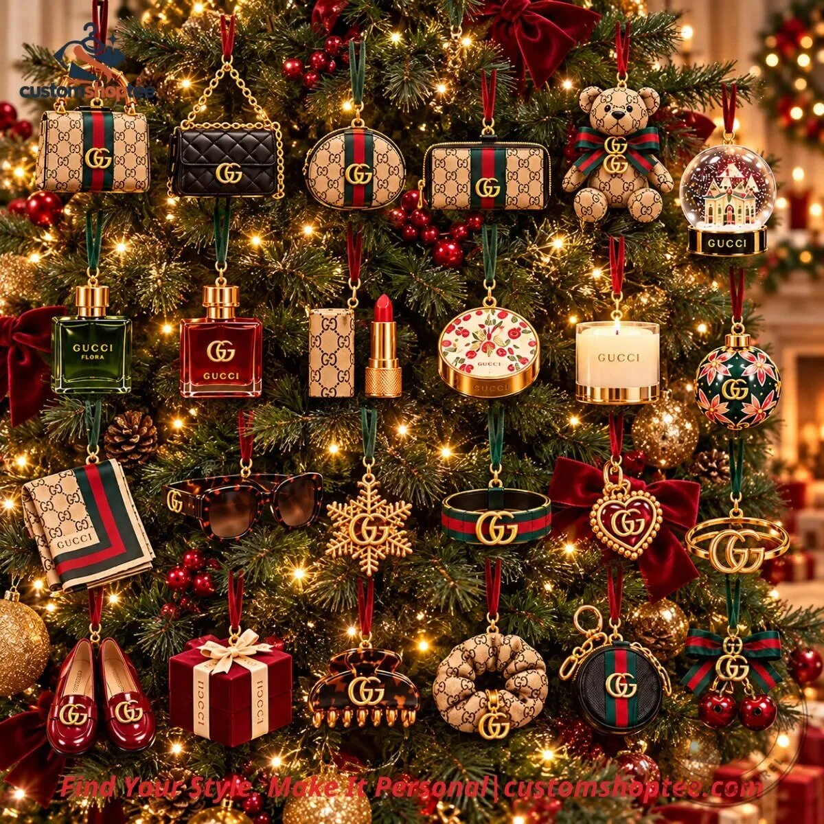 Gucci x Christmas Palazzo 24-Day Luxury Beauty Mini Bags