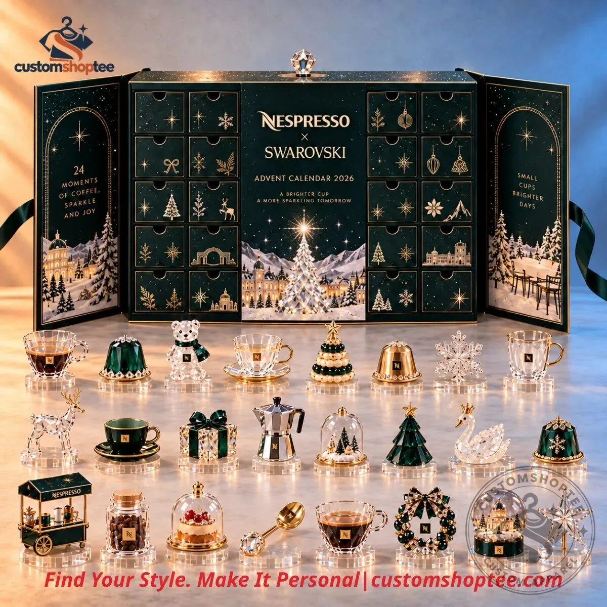 Nespresso x Swarovski Christmas 24-Day Luxury Coffee & Crystal